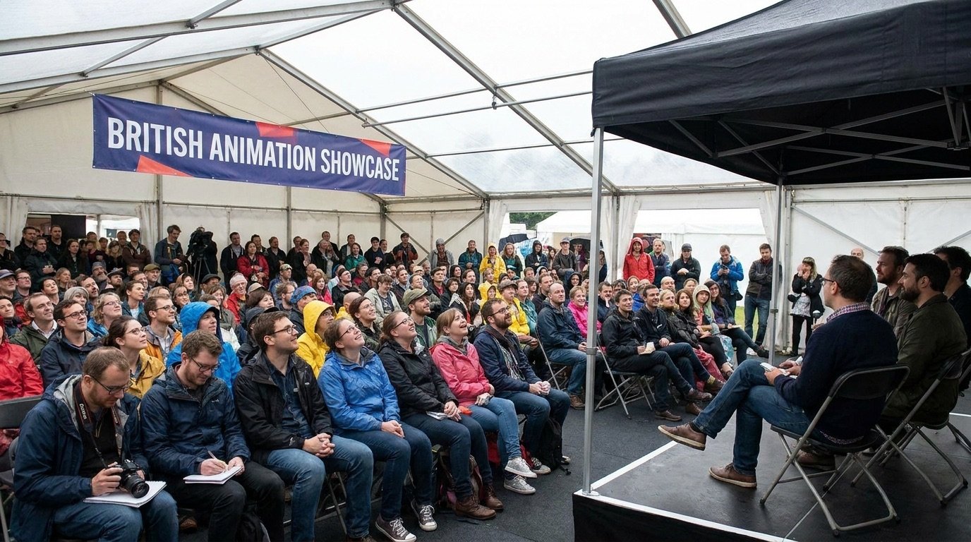 Animation studio screening at a festival