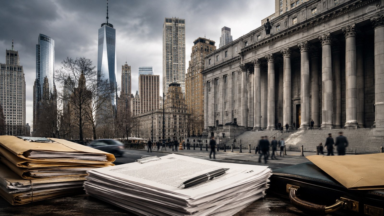 Federal courthouse exterior in New York